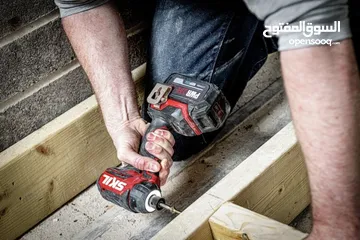  5 مطرقة + مفك براغي + مطحنة + مثقاب لاسلكي متذبذب