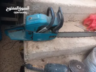  2 منشار حطب بنزين وصاروخ قص صناعي