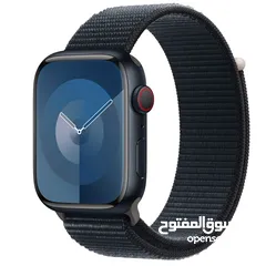  1 Apple Watch Series 9 GPS Aluminum  جديدة 45mm − Sport Loop ساعة ابل 9