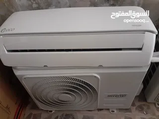  7 مكيفات مستعملة 1طن .1.5 طن .2 طن انفيرتير بحالة الوكاله