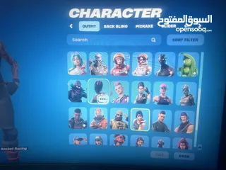  1 بيع حساب فورت نايت ايبك