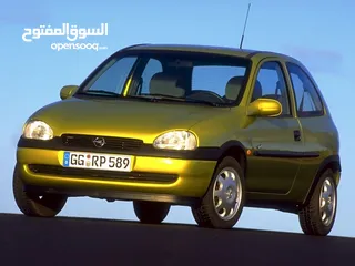 2 سيارة اوبل كورسا 1999