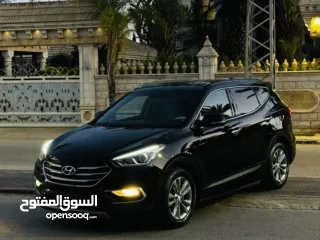  19 هونداااي سنتافي 2017 فل بدون فتحه مطور 2000 ديزل 2*4 بوية شركه بالكامل سعر حرررق