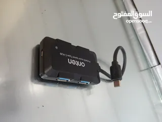  3 Onten USB-C TO 4ports USB-A HUB