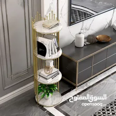  6 رف ملكي بخشب مطلي رخامي – لمسة فخامة ملوكية لبيتك تصميم فااااخر من خشب مطلي رخامي أبيض .