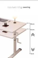  7 مكتب طاولة مكتب دراسي قابل للتعديل مكاتب مستورد مكتب موظف Manual بتصميم عصري يناسب التصاميم
