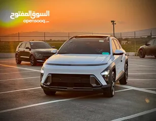  2 هونداي كونا  هايبرد (بنزين+كهرباء )  الشكل الجديد  فل الفل مميز بدون فتحة 2023