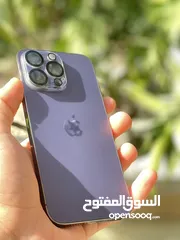  5 ايفون 14 برو ماكس لون بنفسجي مميز