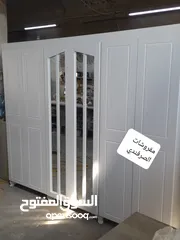  27 خزائن ملابس خشب لامنيت 18م الون حسب الطلب كفاله 5سنوات خزائن ملابس طابق واحد او طبقين الوان والمقاسا