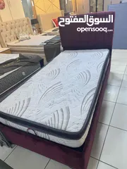  4 تخت حديد تقيل جدا تفصيل ومعه خشبه تفصيل