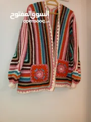  4 جاكيت كروشيه صنع يدوي Hand made