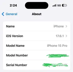  5 Iphone 15pro 256gb