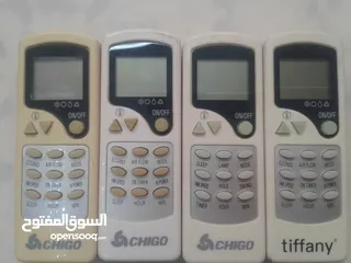  2 ريموتات اصلية للمكيفات والشاشات