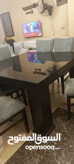  5 غرفه سفره بحاله جيده جدا خشب زان