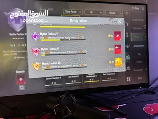  9 حساب ببجي لفل 60 رايق فيه 20  مثك للبيع او للبدل