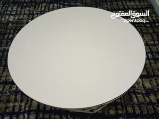  1 طاول زجاج مقوى قطعتين