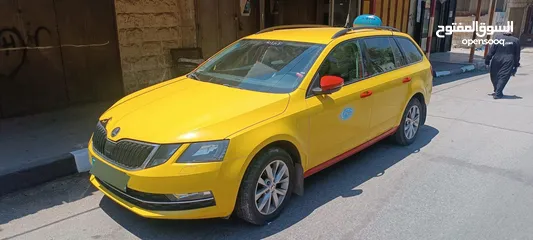  1 سكودا اوكتافيا ستيشن موديل 2019  السيارة نضيفة  و كل المواصفات في الاعلان