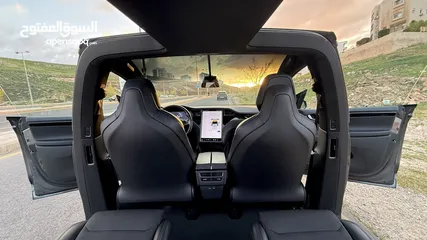  17 TESLA MODEL X 75D 2018  (تيسلا اكس كرت داخل الوكالة)