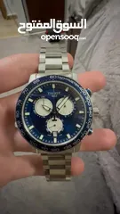  17 Tissot Supersport Chrono, 45.5 mm, Blue dial, Metal bracelet, Swiss Quartz movement