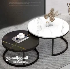  8 طاولة وسط  مكونة من قطعتين 70سم -50سم   وفرنالكم اليوم طاولات الوسط الأكثر طلباً وبسعر منافس جداً