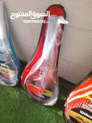  3 مضارب تنس ارضي جديده للبيع بحاله ممتازه جدا وماركات
