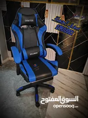  3 يوتيوبر وبدك كرسي كراسي جيمنغ مع مسند قدمين هاي كوالتي