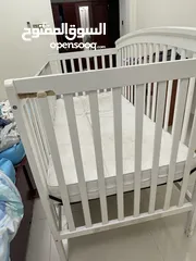  1 Baby cot with mattress