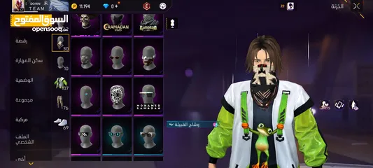  7 حساب فري فاير و ببجي   للتبديل