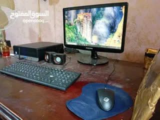  2 كمبيوتر HP جيل ثامن كامل مع جميع أغراضه ويندوز 10 مفعل أصلي الجهاز طياره حرفيا