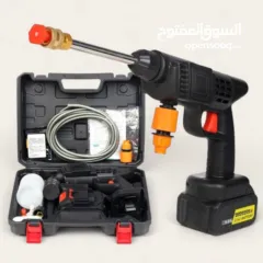  1 جيتور متنقل لاسلكي – قوة تنظيف بكل مكان  الحل العملي والسريع لتنظيف سيارتك، البيت، الحديقة