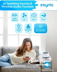  11 White noise machine جهاز الضوضاء البيضاء (جديد بالكرتونة)