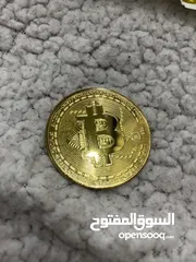  4 ميدالية بيتكوين bitcoin اصلية مختومة