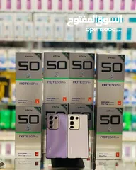  3 جهاز جديد بالكرتونة Not 50 pro رام 24 جيجا 256 مكفول سنة متوفر توصيل