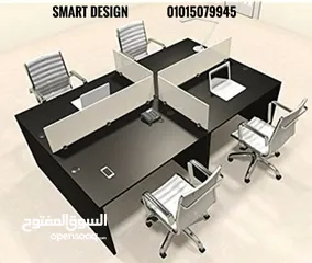  10 خلية عمل موظيفن ورك استيشن  اثاث مكتبي كامل مكتب -work space -partition -office furniture -desk staf