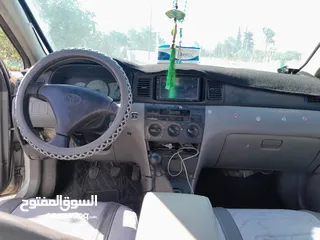  6 تويوتا كرولا 2001 بيكمون بحالة ممتازة