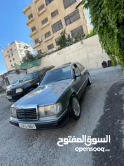  7 مرسيدس بطة 1990 فل مع فتحة الفل بحالة الوكالة للبيع