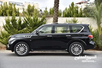  10 انفينيتي QX80 موديل 2016 بحالة الوكالة. فحص اوتوسكور A