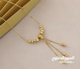  5 طوق مطلي ذهب عيار 24 موديل عربي راقي جدا