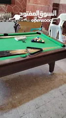  1 طاوله بلياردو مستعمل 7فت