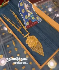  11 فضه اصلية عمانية عيار 925 مطليات ذهب عيار21 بضماان 6شهور