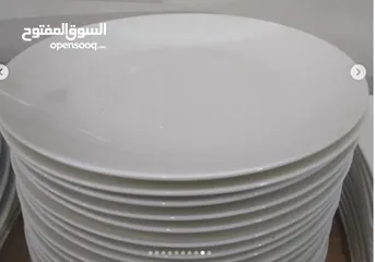  1 تشكيلة صحون تقديم حليبي