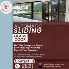  1 Upgrade Your Space with our Automatic Sliding Glass Door Service in Oman!