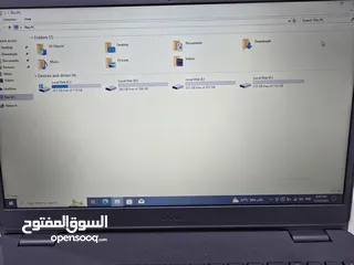  2 لابتوب ديل كور اي 3 الجيل العاشر كارت شاشه اولترا hd  الرام 8 الهارد عدد 2 النضام ssd 128g واخر 1tp