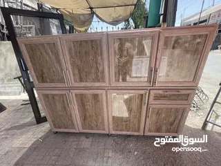  7 تشكليت شبابيك و ابواب مستعمل تسليم على المقاس