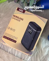  4 سماعات جوكر (سبيكر +شاحن سلكي +لايت) ماركة M6 Tws