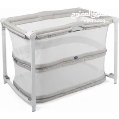  2 Chicco Zip & Go Travel Crib Glacial Age- Newborn to 2 Years