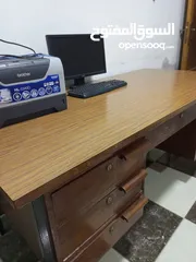  3 مكتب من خشب الزان