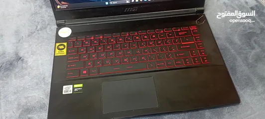 2 لابتوب قيمنق Gaming Laptop MSI GF63
