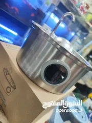  2 وفر لحيوانك الأليف مياه نظيفة دائمًا! نافورة ماء للقطط والكلاب بفلتر ستانلس ستيل مع