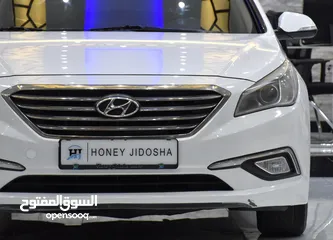  4 Hyundai Sonata ( 2017 Model ) in White Color GCC Specs